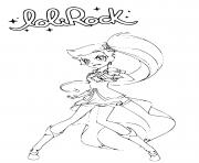 Coloriage LoliRock Auriana Coloring Page Princess of Volta