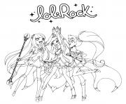 Coloriage LoliRock Star Princess