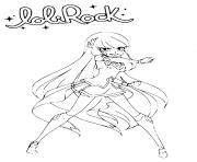 Coloriage LoliRock Talia Princess of Xeris Coloring Page