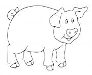 Coloriage cochon