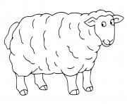 Coloriage mouton