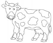 Coloriage vache