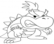 Coloriage bowser jr petit