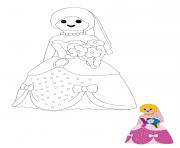 Coloriage Playmobil Princesse