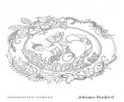 Coloriage Squirrel From Enchanted Forest