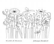 Coloriage Le Monde Des Fleurs 6