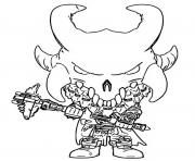 Coloriage funko pop fortnite ragnarok