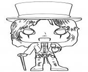 Coloriage funko pop rock alice cooper