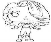 Coloriage funko pop rock maria carey christmas