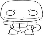 Coloriage funko pop pokemon carapuce