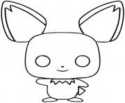 Coloriage funko pop pokemon pichu