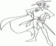 Coloriage Dessin de Zorro