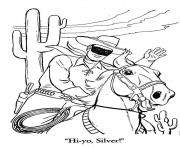 Coloriage hi yo silver zorro