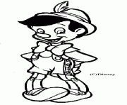 Coloriage Pinocchio personnage enfants disney