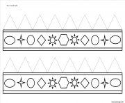 Coloriage couronne ps petit maternelle