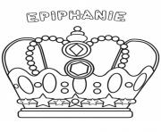 Coloriage couronne epiphanie