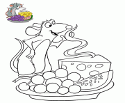 Coloriage remy disney ratatouille