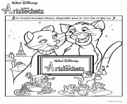 Coloriage le grand classique disney les aristochats