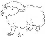 Coloriage belier mouton maternelle