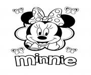 Coloriage minnie mouse amoureuse de mickey