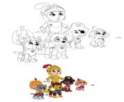 Coloriage Halloween Avec La Paw Patrol