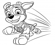 Coloriage Paw Patrol Mighty Pups Chase