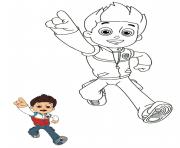 Coloriage Ryder Jeune De 10 Ans Aime Les Aventures Paw Patrol