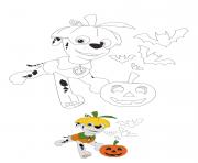 Coloriage Halloween Marcus Paw Patrol