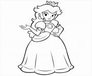 Coloriage princesse daisy de super mario