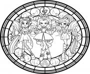 Coloriage equestria girls de my little pony