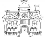 Coloriage la maison hantee de vampirina vampire fille