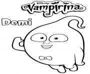 Coloriage fantome Demi de vampirina disney