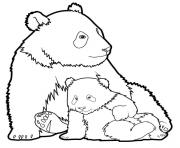 Coloriage Panda 6