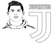 Coloriage ronaldo uefa champions league fc juventus