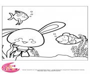 Coloriage titounis touni poisson