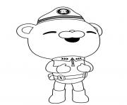 Coloriage captain barnacles octonauts