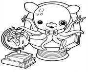 Coloriage professeur inkling les octonauts