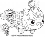 Coloriage the octonauts meet dunkie octonauts