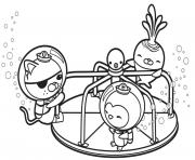 Coloriage les octonauts ont du plaisir au parc