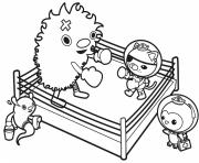 Coloriage kwazii shadow boxing octonauts