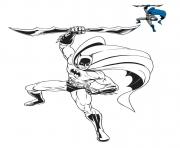 Coloriage homme chauve souris DC Comics Film 2021