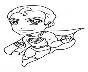 Coloriage mini superman