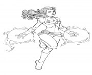 Coloriage Captain Marvel Avengers Endgame By JamieFayX