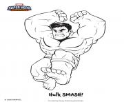 Coloriage hulk marvel super heros