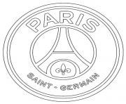 Coloriage paris saint germain psg foot