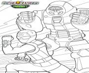 Coloriage power rangers beast morphers smash et ravi