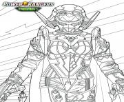 Coloriage power rangers beast morphers roxy