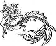 Coloriage Beautiful Sisu Dragon