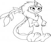 Coloriage Cute Sisu Dragon