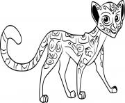 Coloriage fuli cheetah